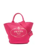 Prada Pre-Owned 2013-2025 Medium Canvas Canapa Logo Convertible Shopping tote bag - Pink