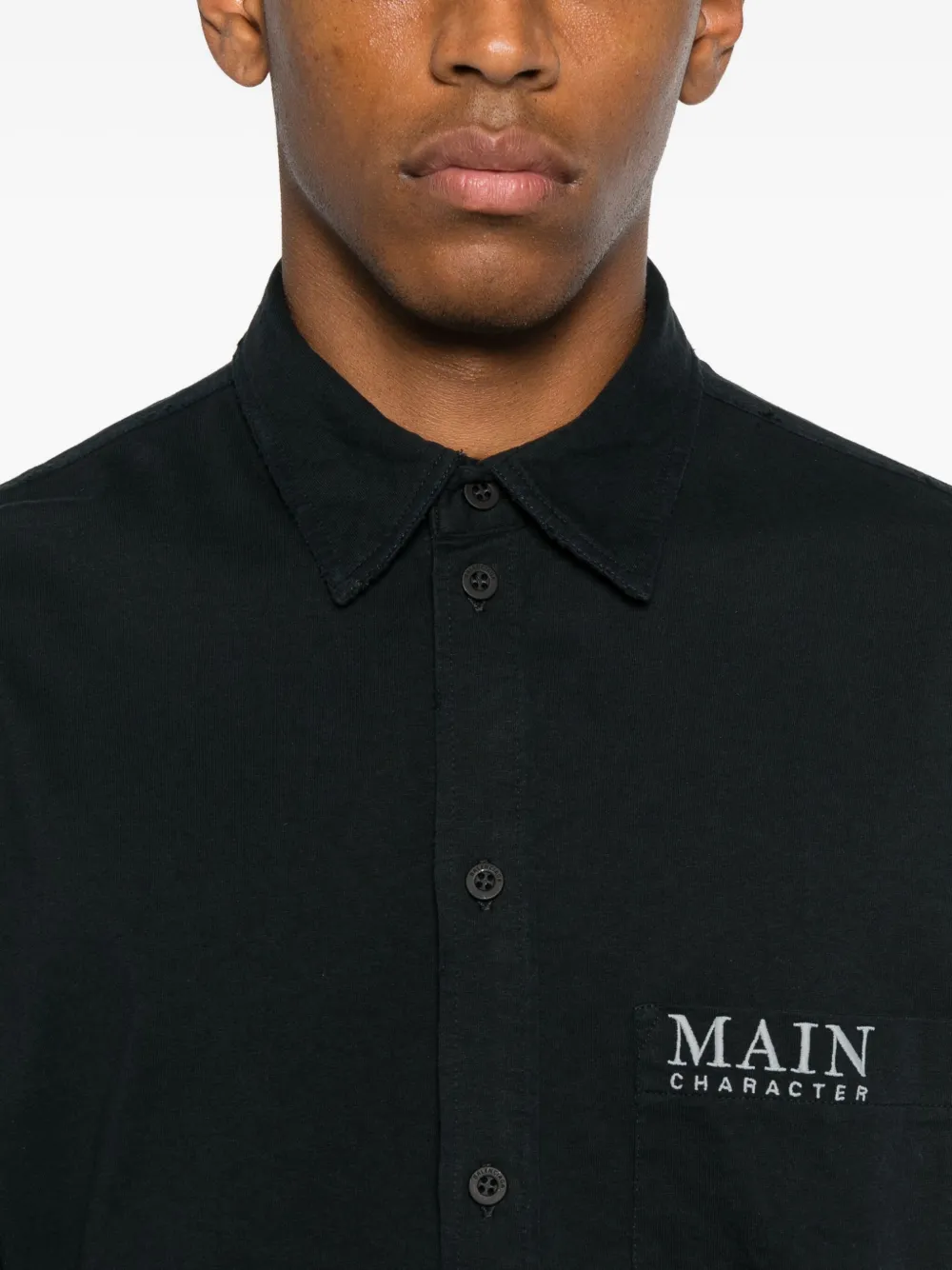 Balenciaga Main Character blouse met lange mouwen Zwart