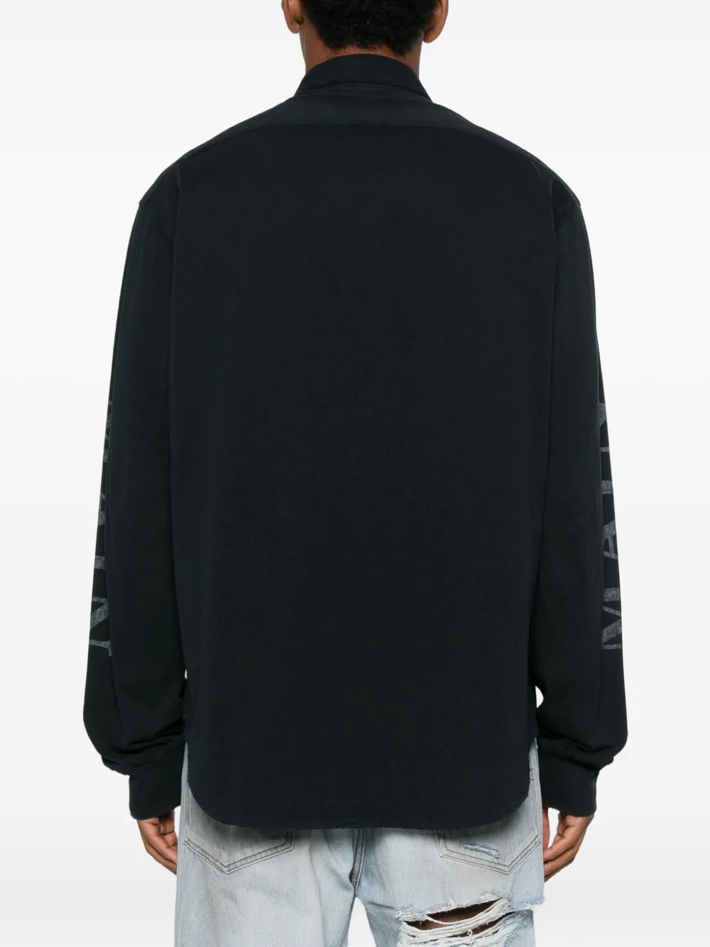 Balenciaga Main Character blouse met lange mouwen Zwart