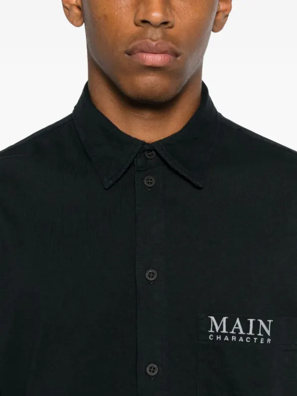 Balenciaga Main Character Artwork T-Shirt Sleeves Shirt - Black - Men Balenciaga Main Character Artwork T-Shirt Sleeves Shirt - Black - Men