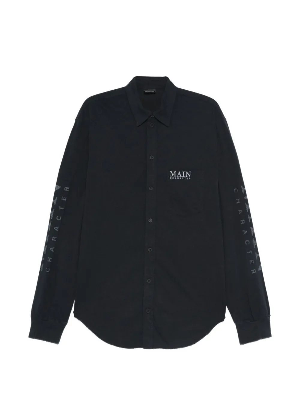 Balenciaga Main Character long-sleeved shirt - Nero
