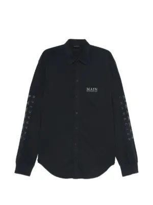 Marni レザー シャツ | ブラック | FARFETCH JP
