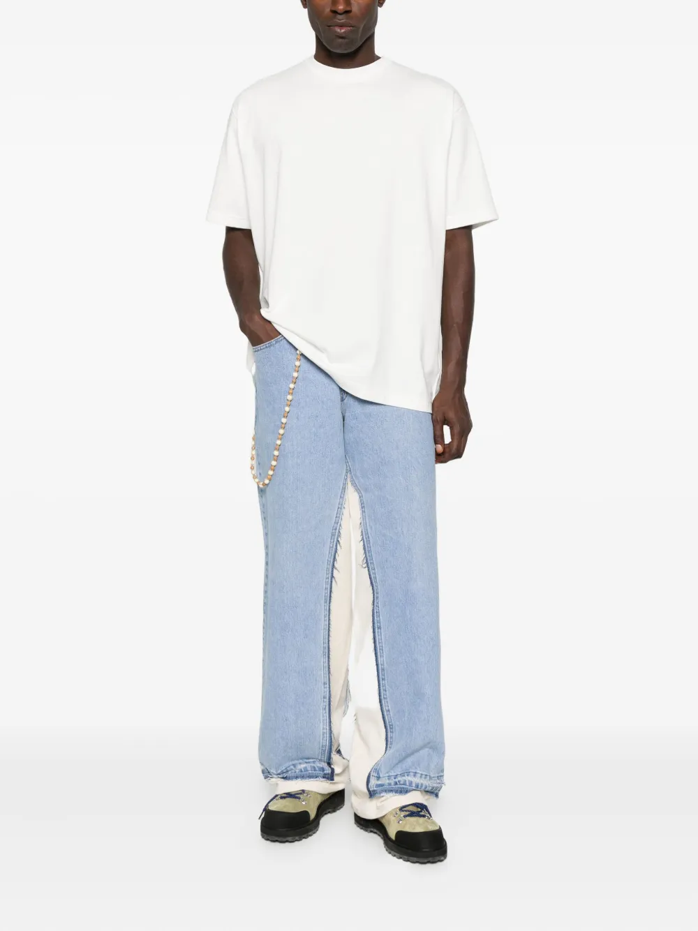 Junya Watanabe MAN short-sleeve T-shirt - Wit
