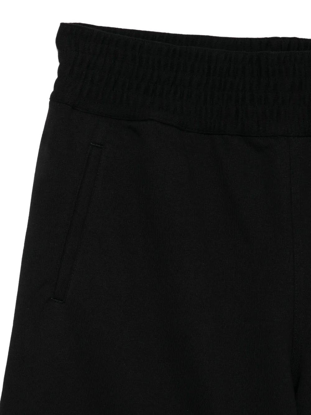 Comme Des Garçons Shirt Shorts met elastische tailleband en zak Zwart