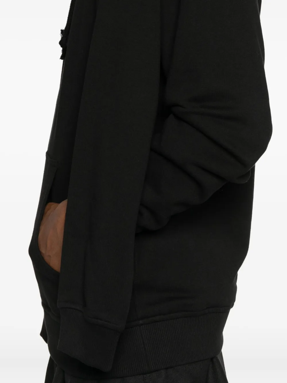 Comme Des Garçons Shirt Hoodie met buidel Zwart