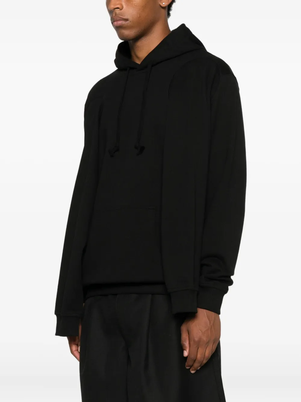 Comme Des Garçons Shirt Hoodie met buidel Zwart