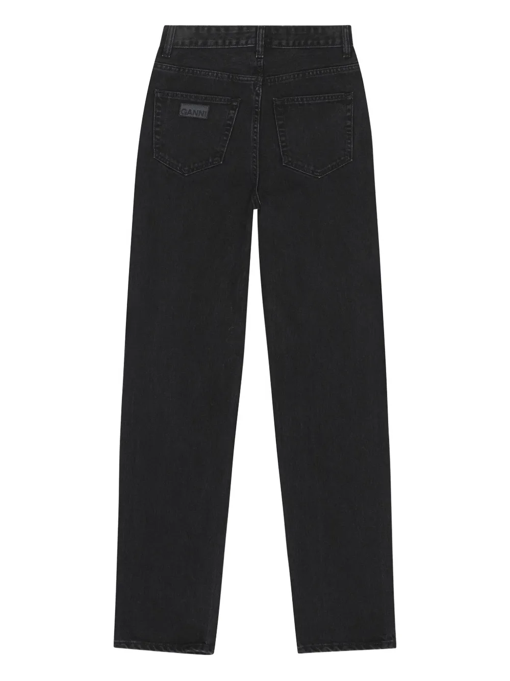 GANNI Straight jeans Zwart