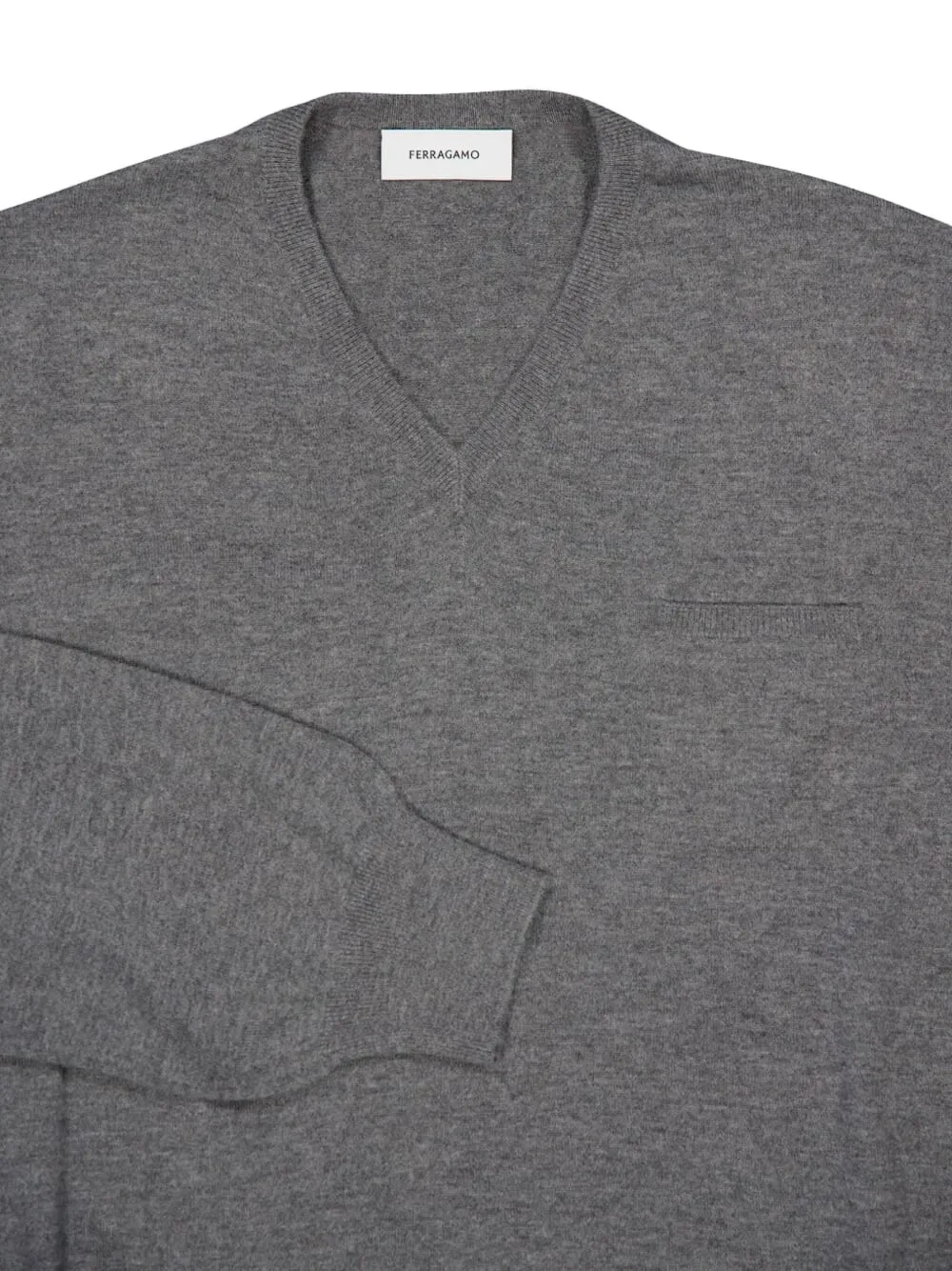 Ferragamo Sweater met V-hals Grijs