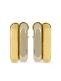Rabanne two-tone hoop earrings - Silver