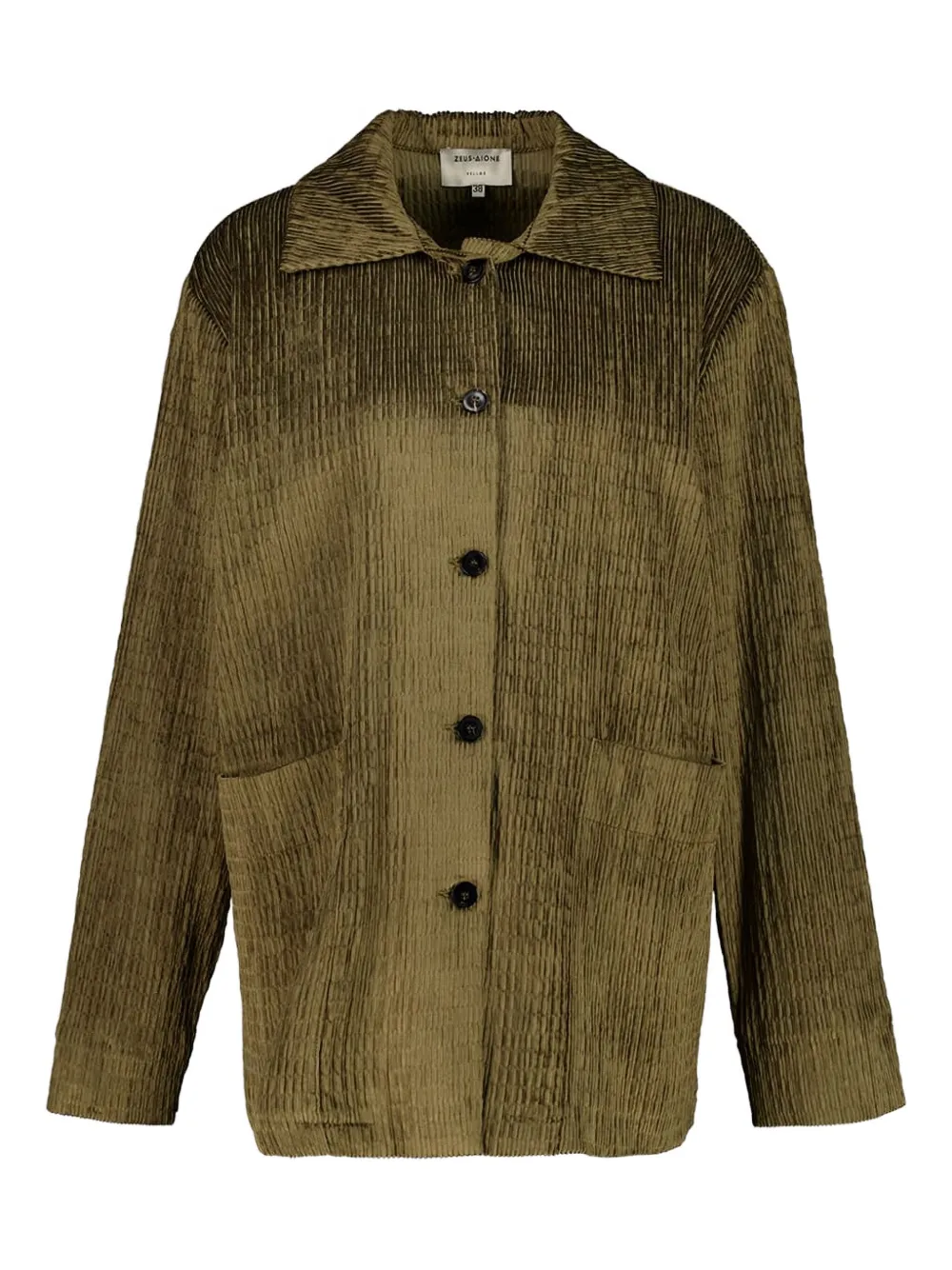 Zeus+Dione Synthesis shirt jacket - Verde