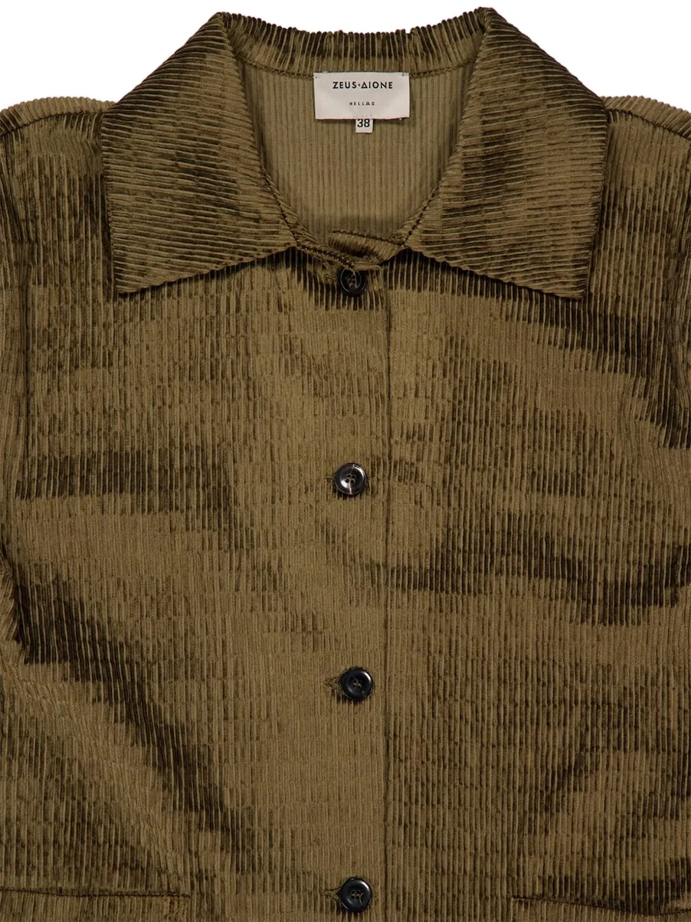 Zeus+Dione Synthesis shirtjack Groen