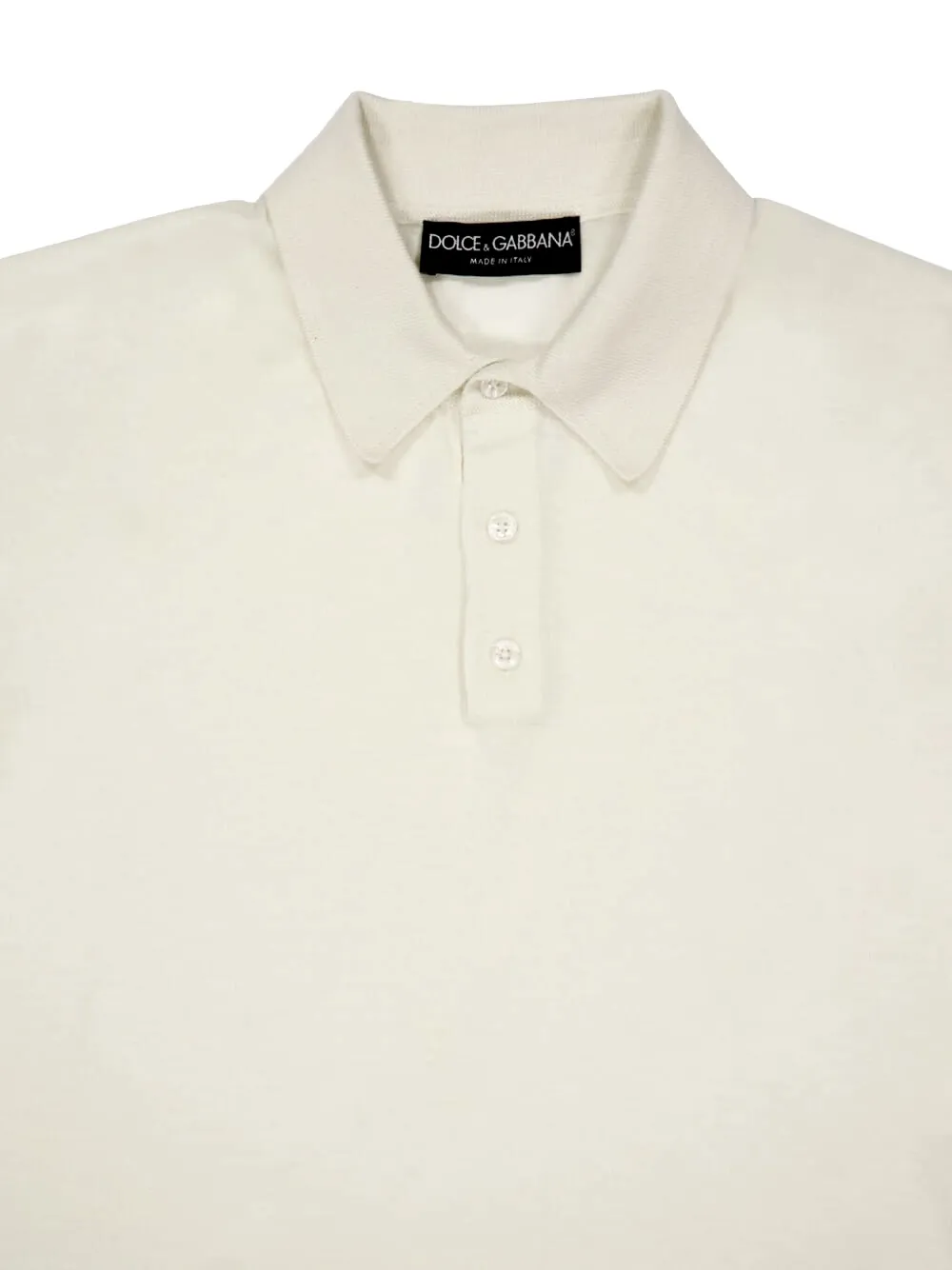 Dolce & Gabbana Kasjmier poloshirt Wit