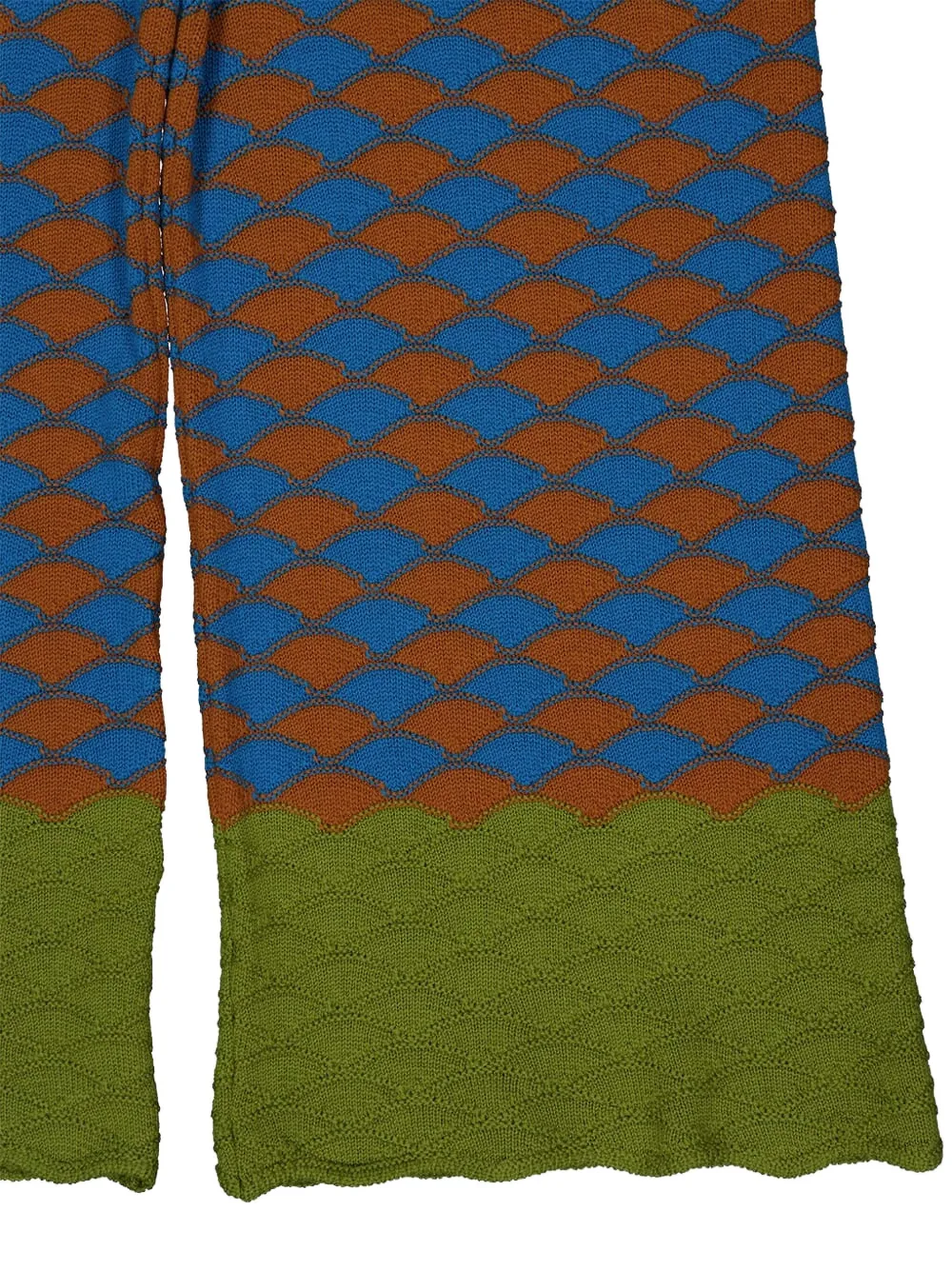 La DoubleJ Lounge palazzo broek met print Bruin