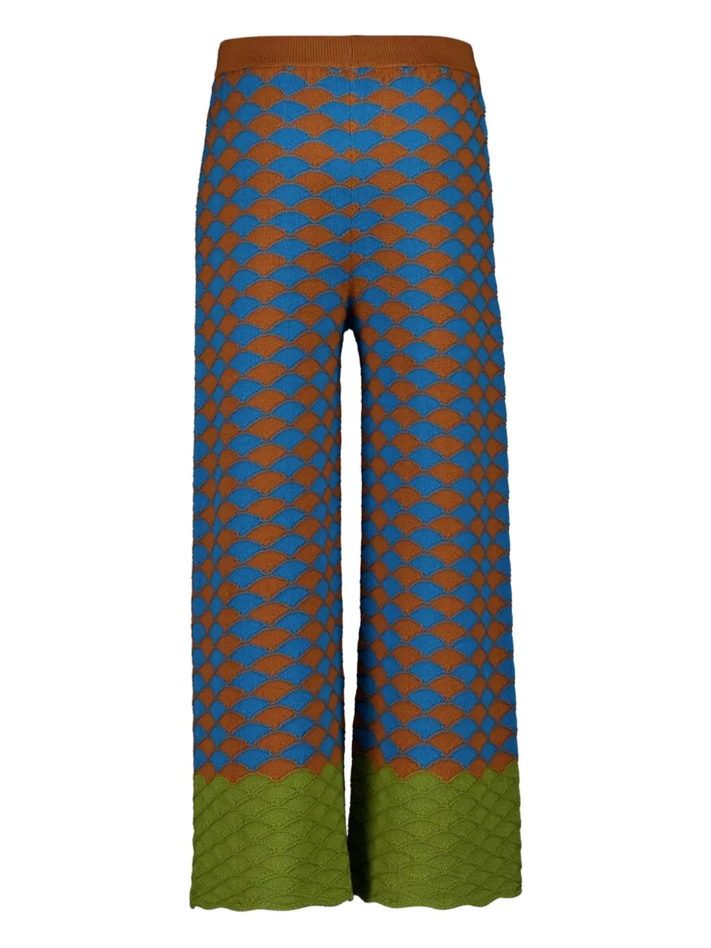 La DoubleJ Lounge printed palazzo pants - Marrone