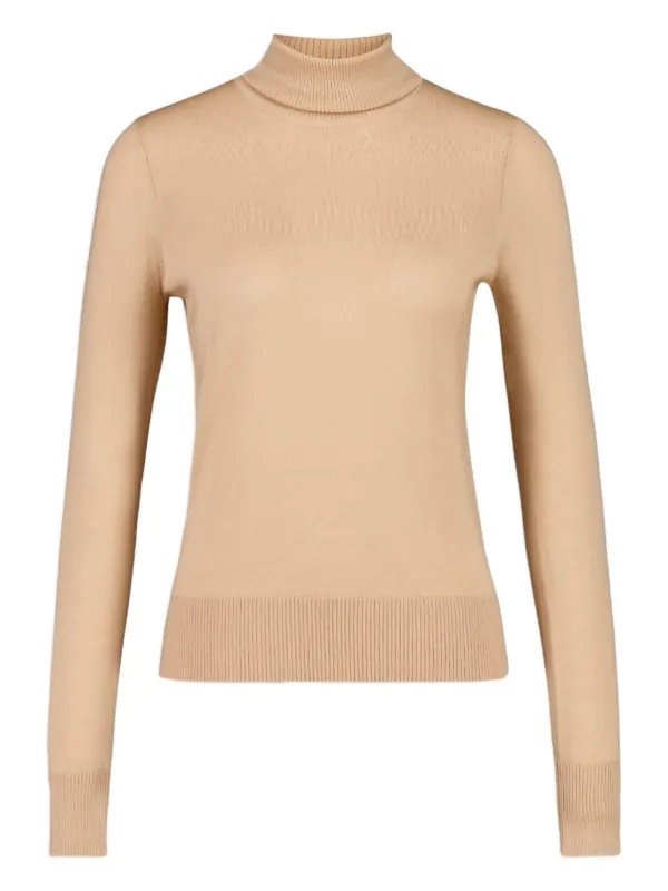Zimmermann Turtleneck Cashmere Sweater in Neutrals