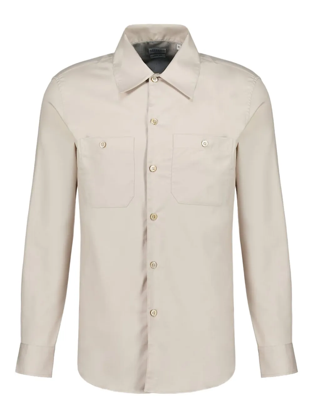 Brunello Cucinelli button two-pocket shirt | Neutrals | Image 1