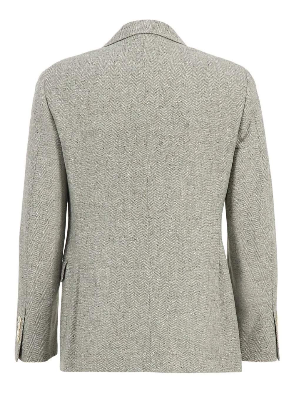 Brunello Cucinelli herringbone blazer | Single Breasted Coats | Image 2