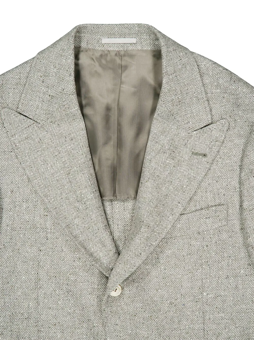 Brunello Cucinelli Herringbone Blazer In Multi