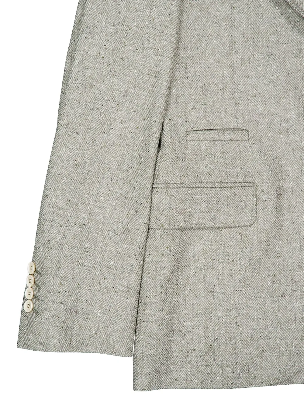 Brunello Cucinelli Herringbone Blazer In Multi
