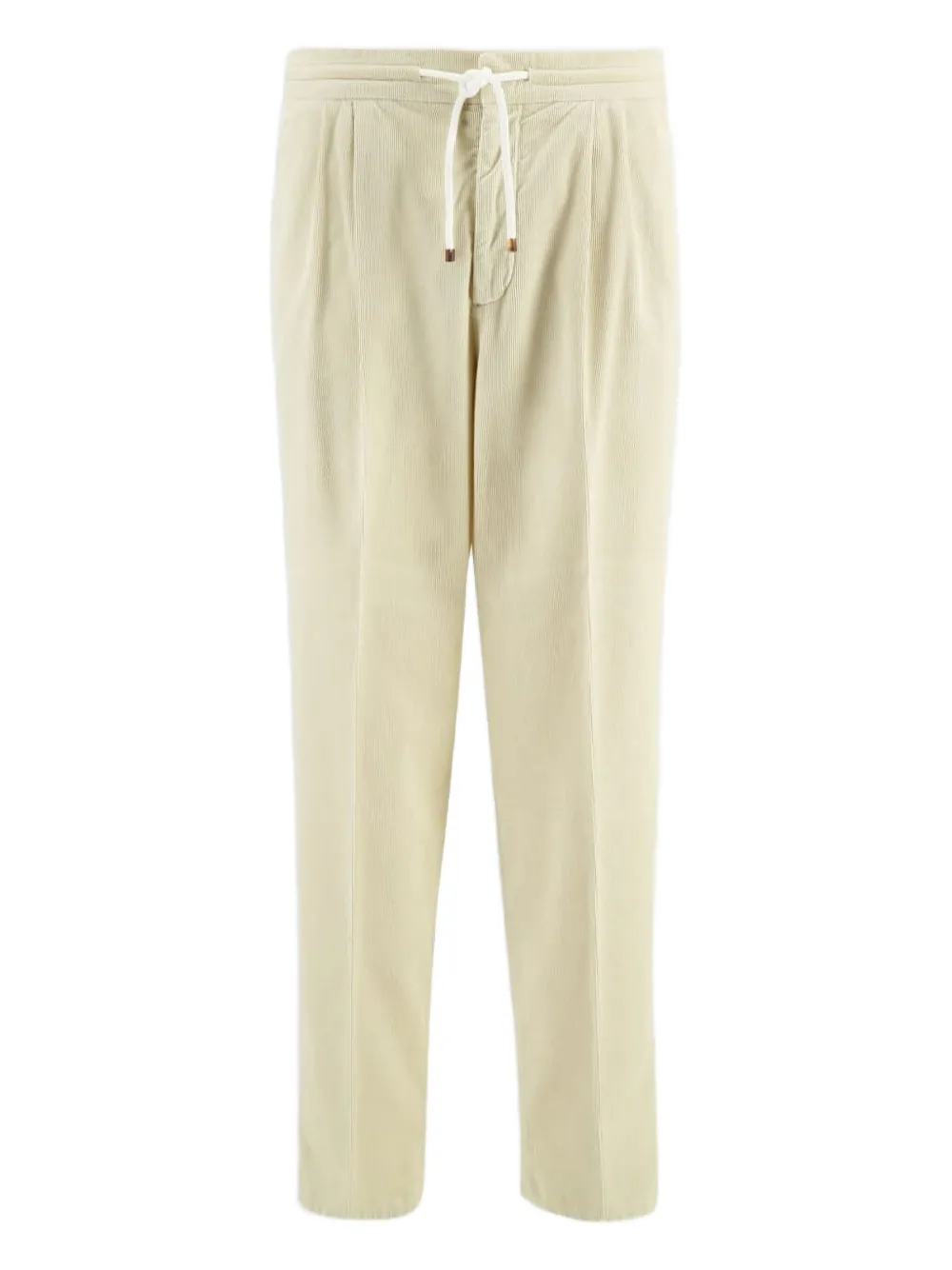 Brunello Cucinelli Corduroy Cotton Trousers In Neutral