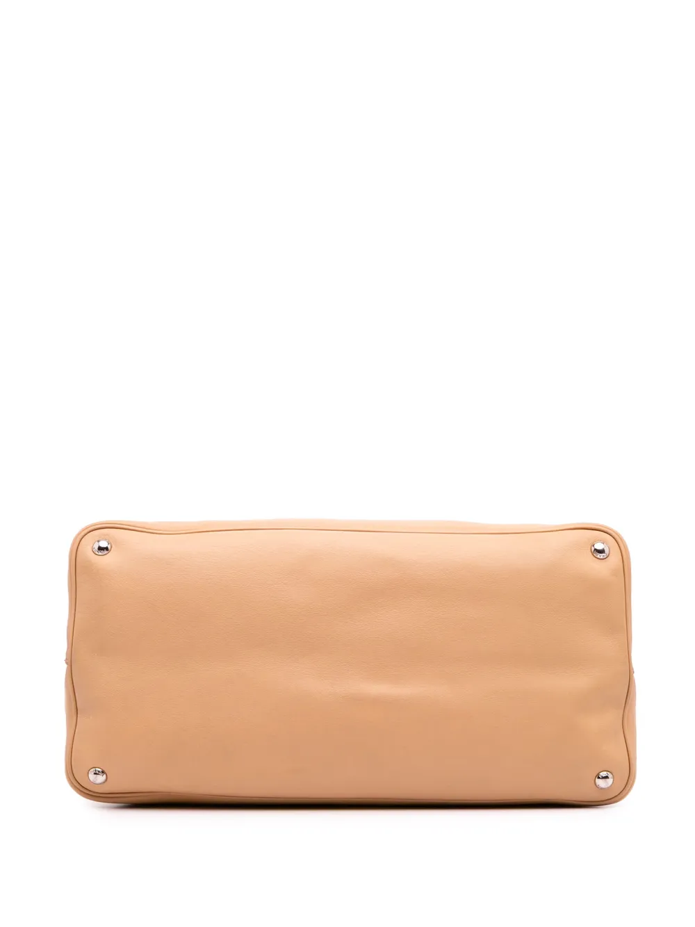 Pre-owned Prada 2010-2025 Large City Calf Double Satchel In Orange