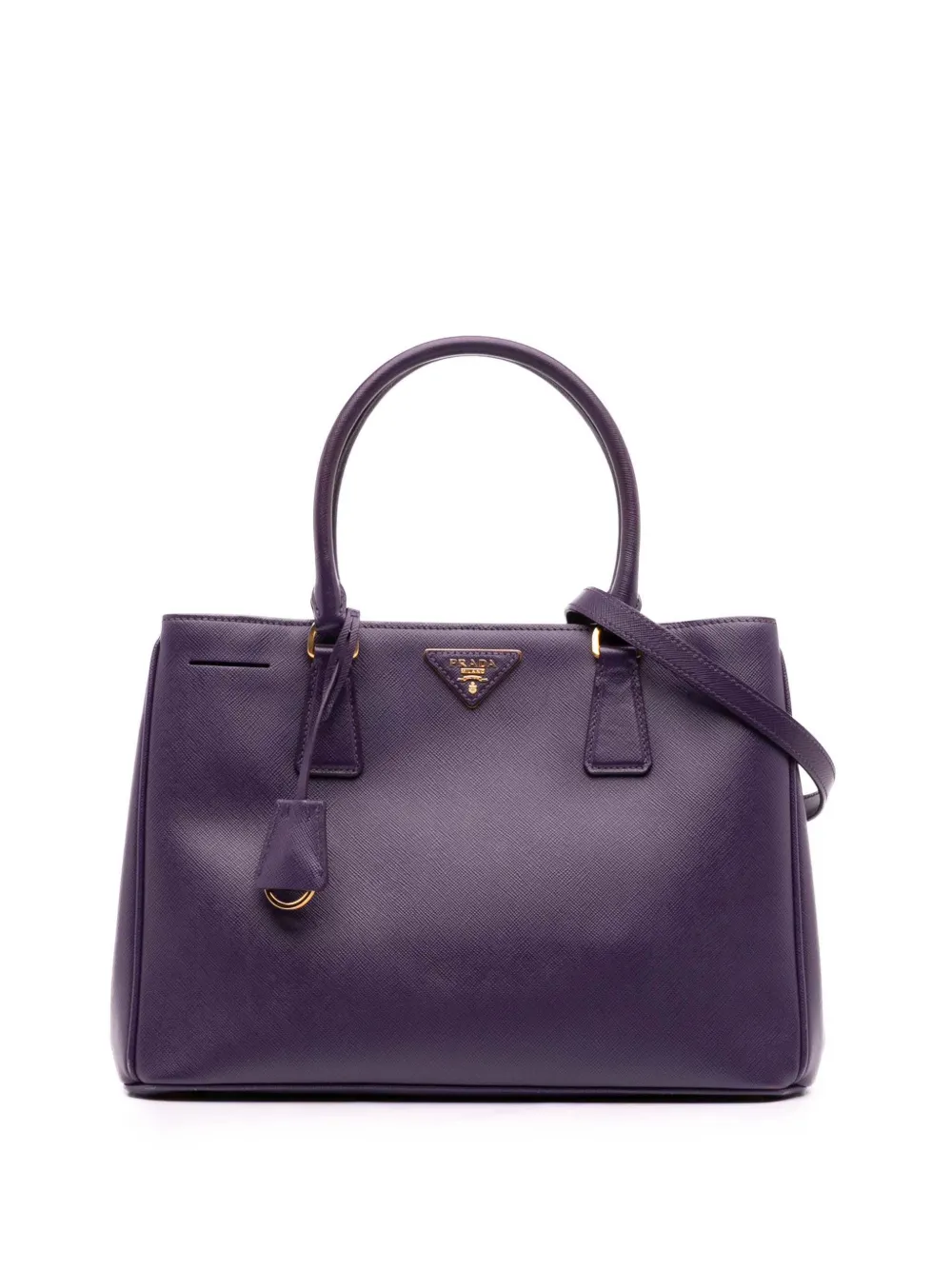 Prada Pre-Owned 2013-2025 Medium Saffiano Lux Galleria satchel | Purple | Image 1