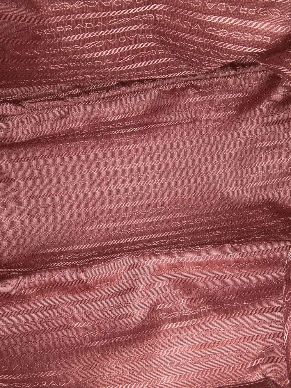 Pre-owned Prada 2010-2025 Metallic Vitello Daino Double Pocket Tote Bag In Pink