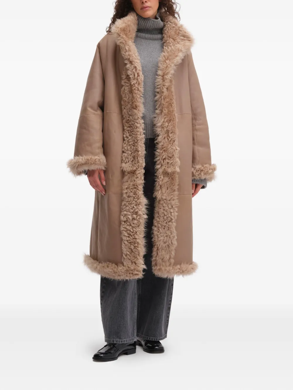 REMAIN Lammy coat - Beige