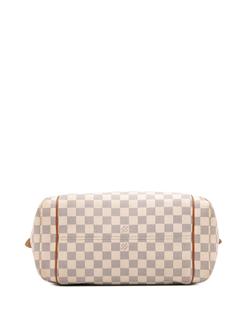 Pre-owned Louis Vuitton 2011 Damier Azur Totally Mm Tote Bag In White