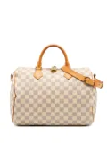 Louis Vuitton Pre-Owned 2014 Damier Azur Speedy Bandouliere 30 satchel - White
