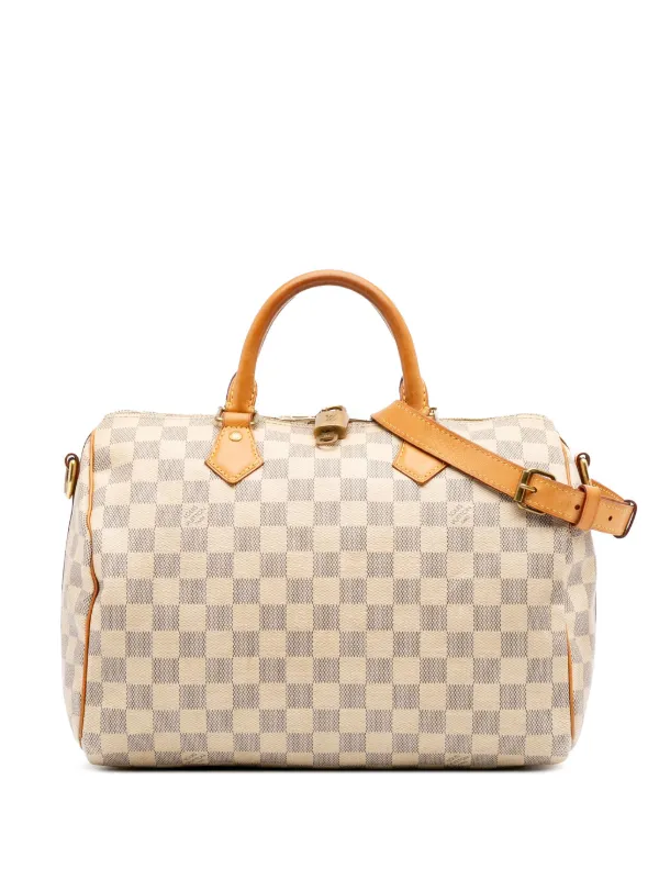 Louis Vuitton Pre-Owned 2014 Damier Azur Speedy Bandouliere 30