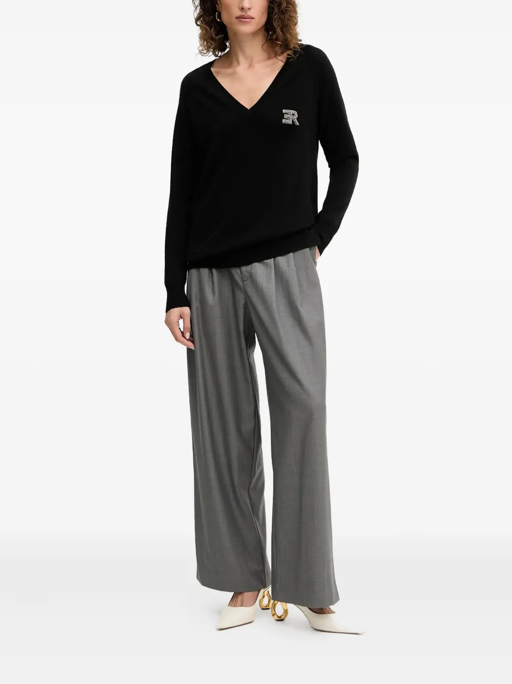 Ermanno Scervino Pullover mit V-Ausschnitt | Pullover | Image 2