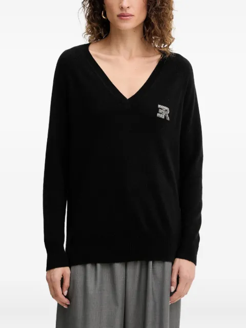 Ermanno Scervino V-neck long-sleeve sweater