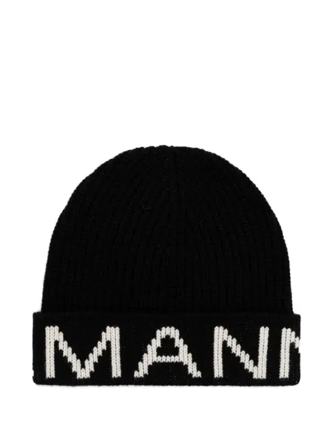 Ermanno Scervino ribbed beanie hat 