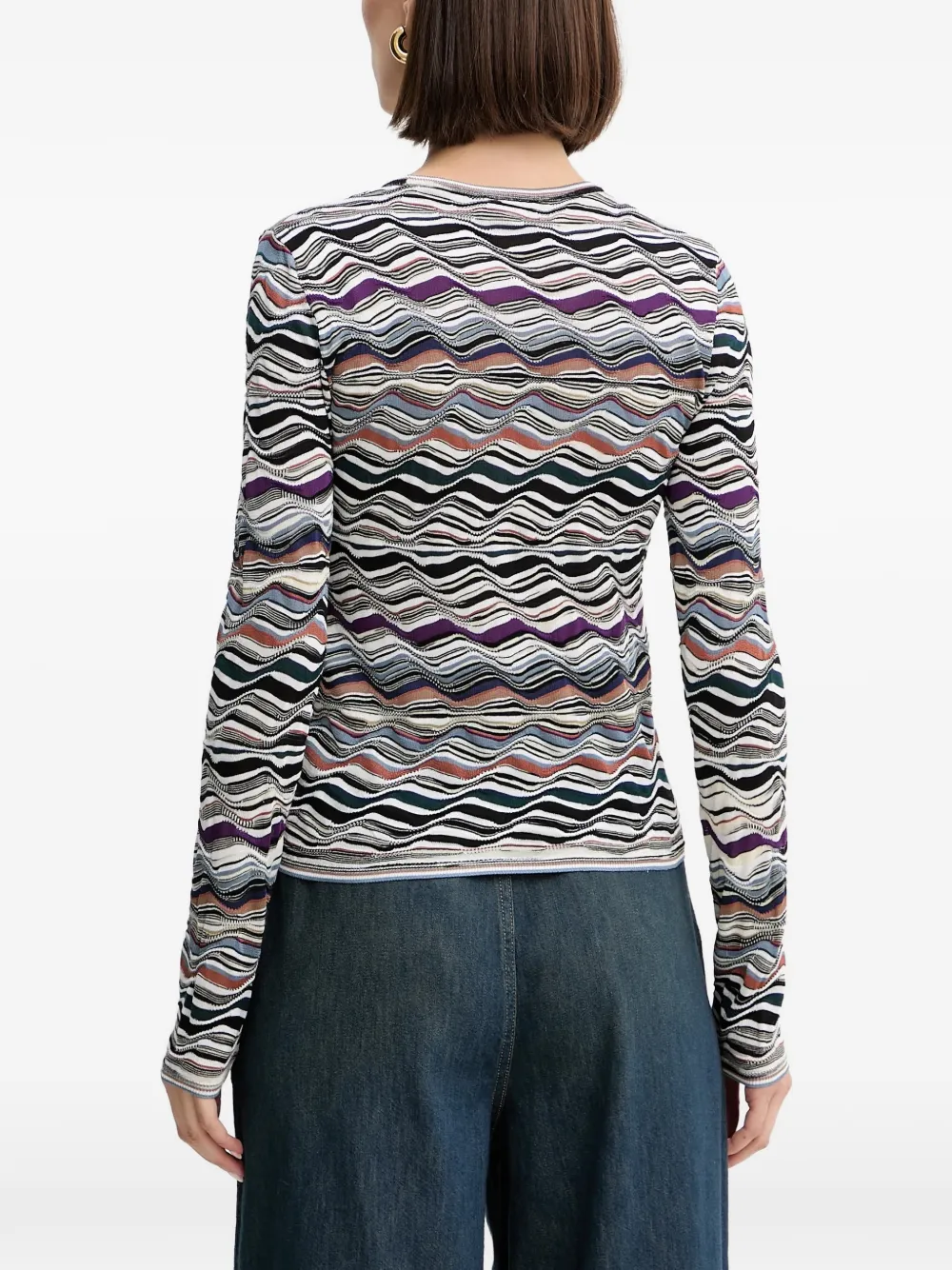 Missoni Wavy Sweater In White