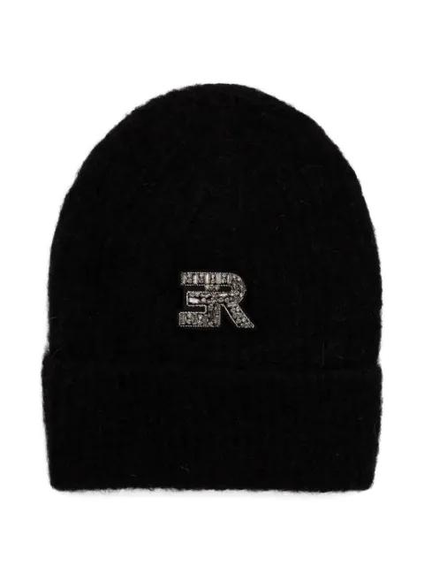 Ermanno Scervino logo-appliqué beanie hat