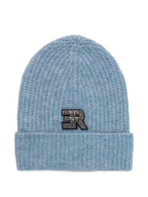 Ermanno Scervino embellished beanie hat 