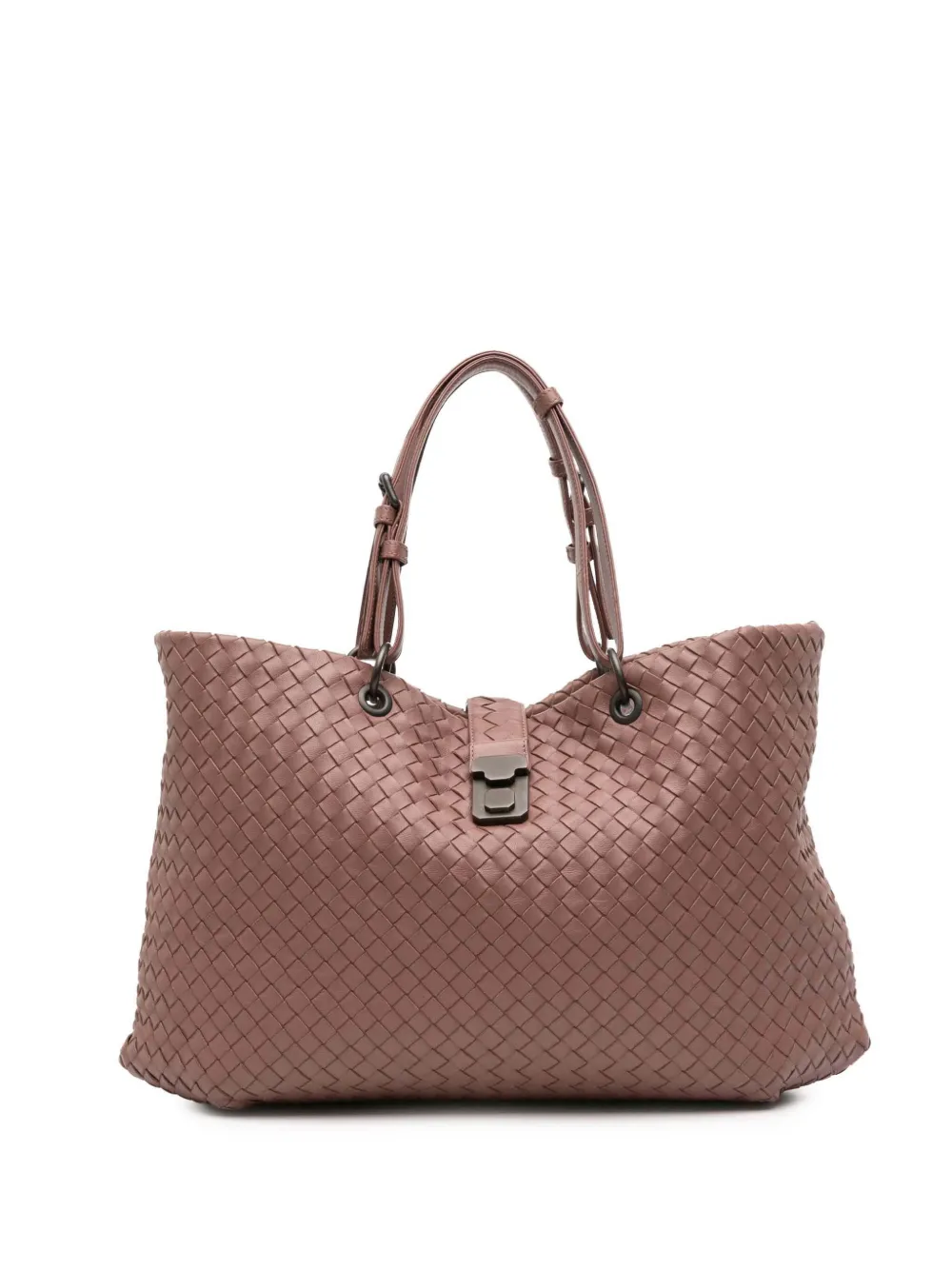 Bottega Veneta Pre-Owned 2012-2025 Medium Nappa Intrecciato Capri tote bag | Pink | Image 1