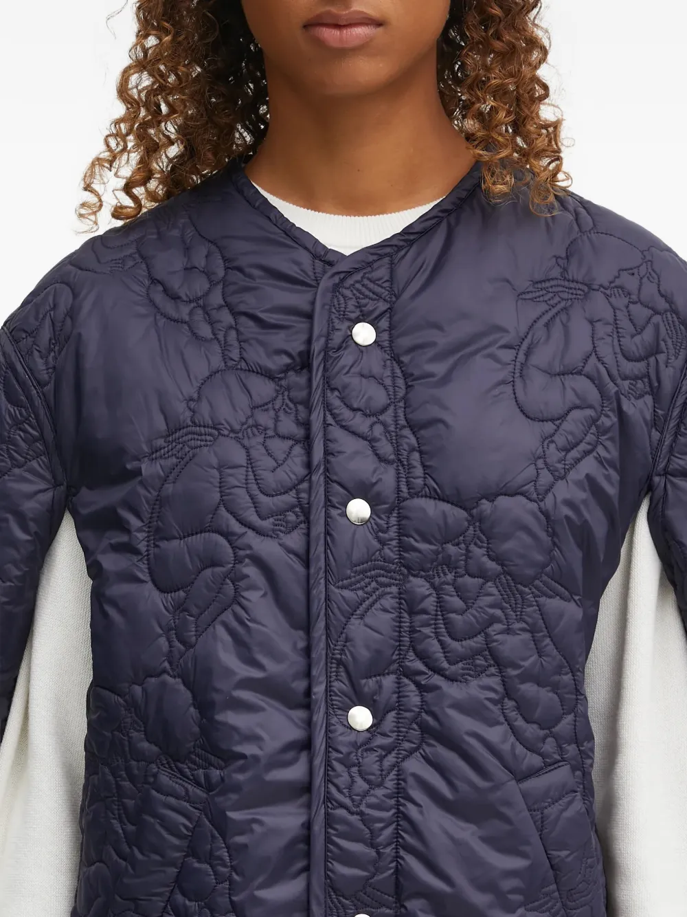 Fiorucci Gewatteerd jack Blauw