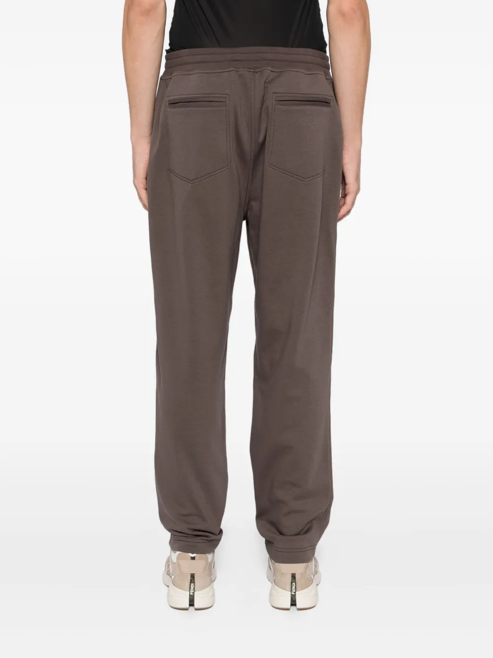 Brunello Cucinelli Geplooide trainingsbroek Bruin