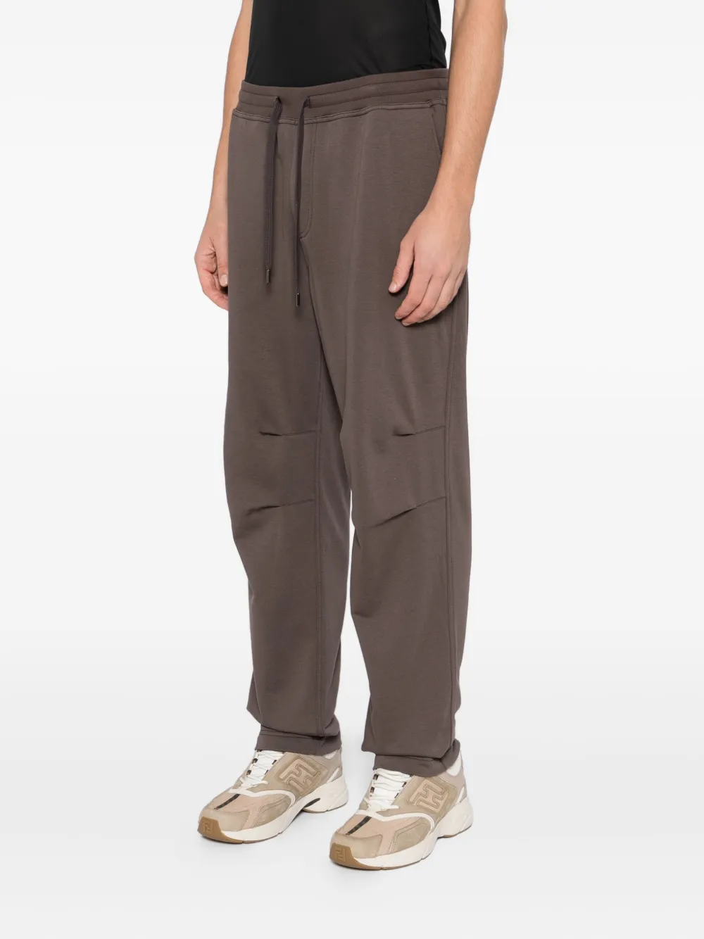 Brunello Cucinelli Geplooide trainingsbroek Bruin