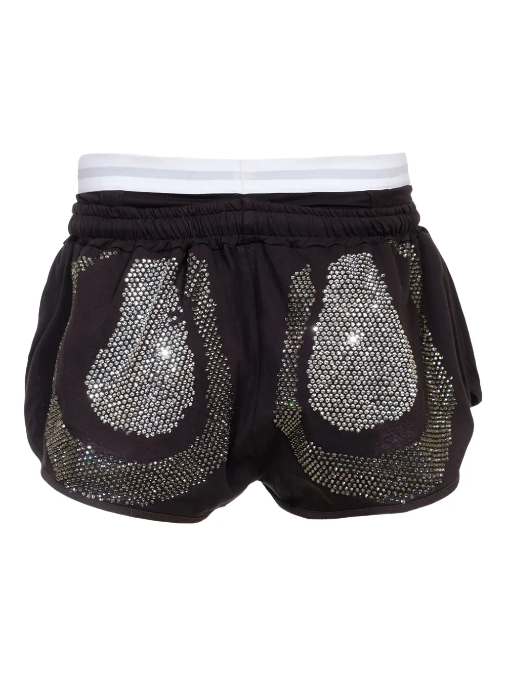 Natasha Zinko Shorts verfraaid met stras Zwart