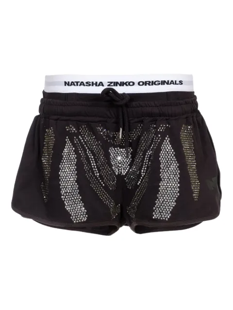 Natasha Zinko rhinestone-embellished shorts