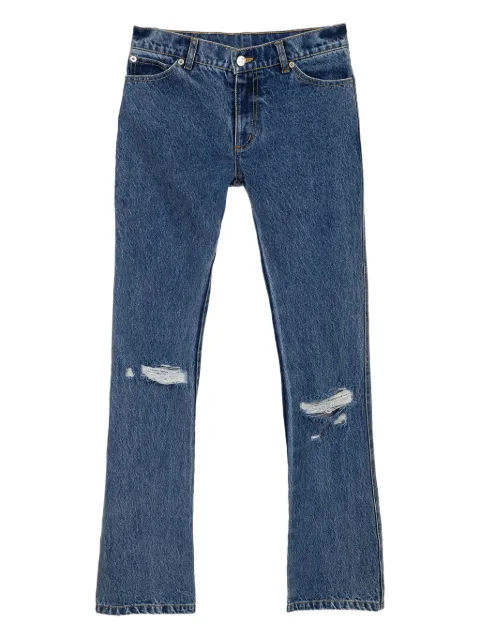 Natasha Zinko distressed flared jeans