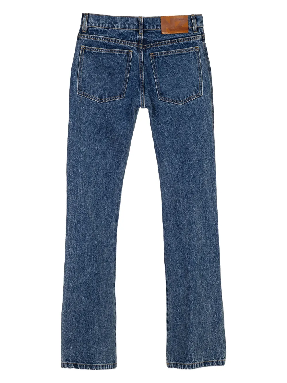 Natasha Zinko Gerafelde jeans - Blauw
