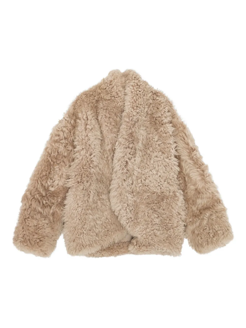 Remain Birger Christensen Shearling Reversible Jacket In Neutral