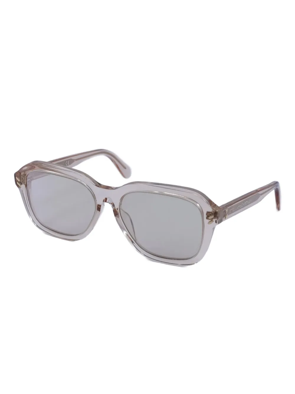 Stella Mccartney Square-frame Sunglasses In Gray