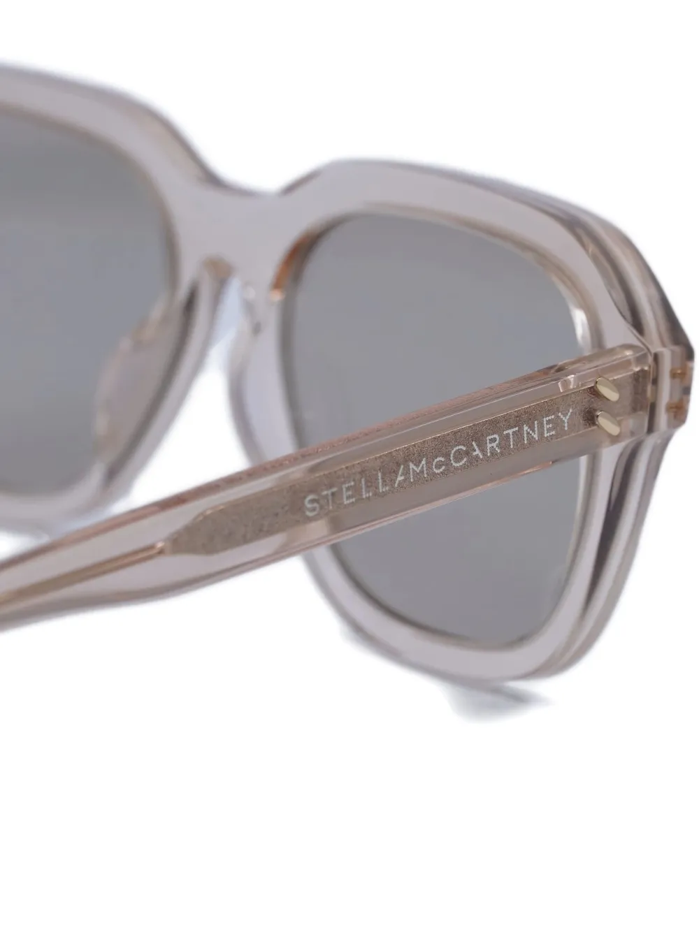 Stella Mccartney Square-frame Sunglasses In Gray