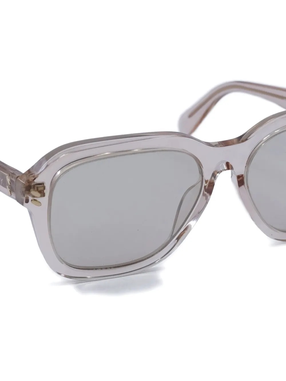 Stella Mccartney Square-frame Sunglasses In Gray