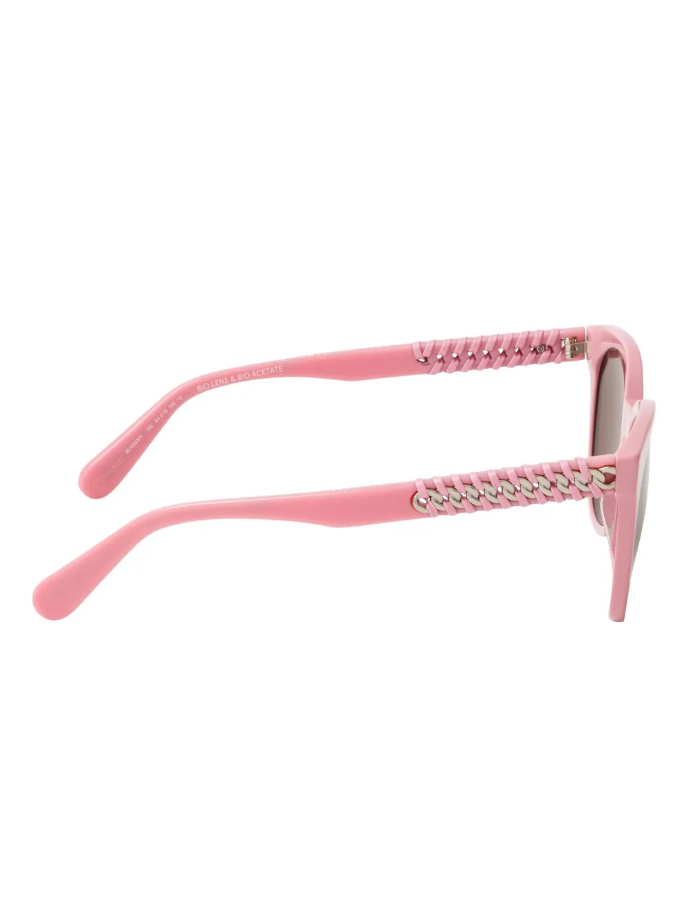 Stella McCartney Eyewear Zonnebril met rond montuur Roze